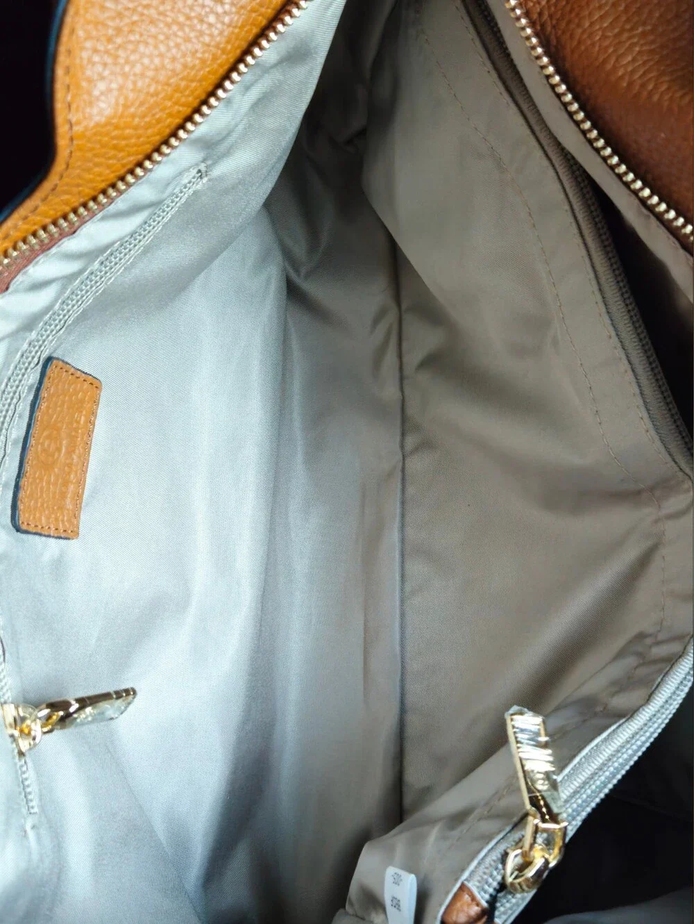 BOSTANTEN Nevin Tan Leather Satchel Crossbody Bag